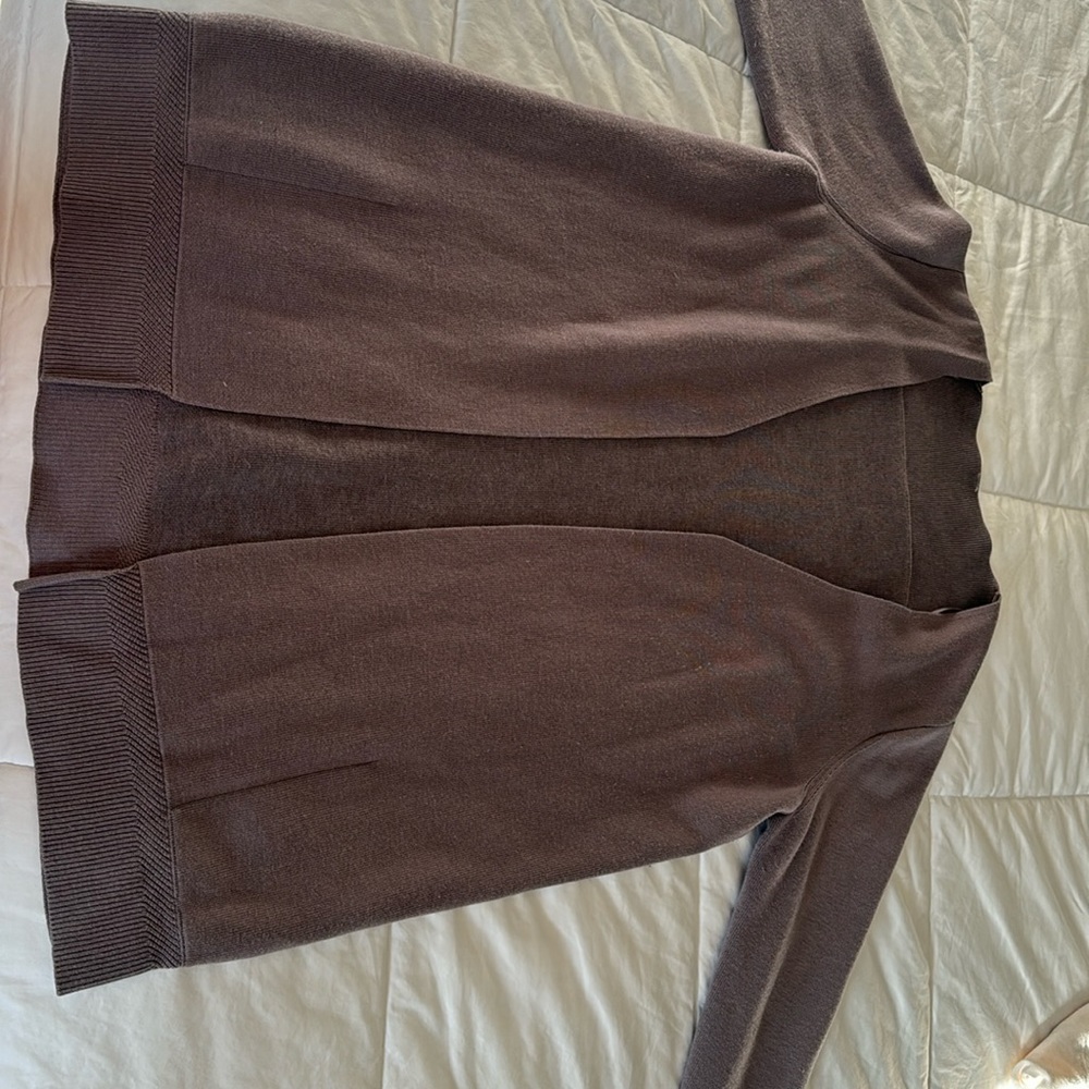 Lululemon grey cardigan XL